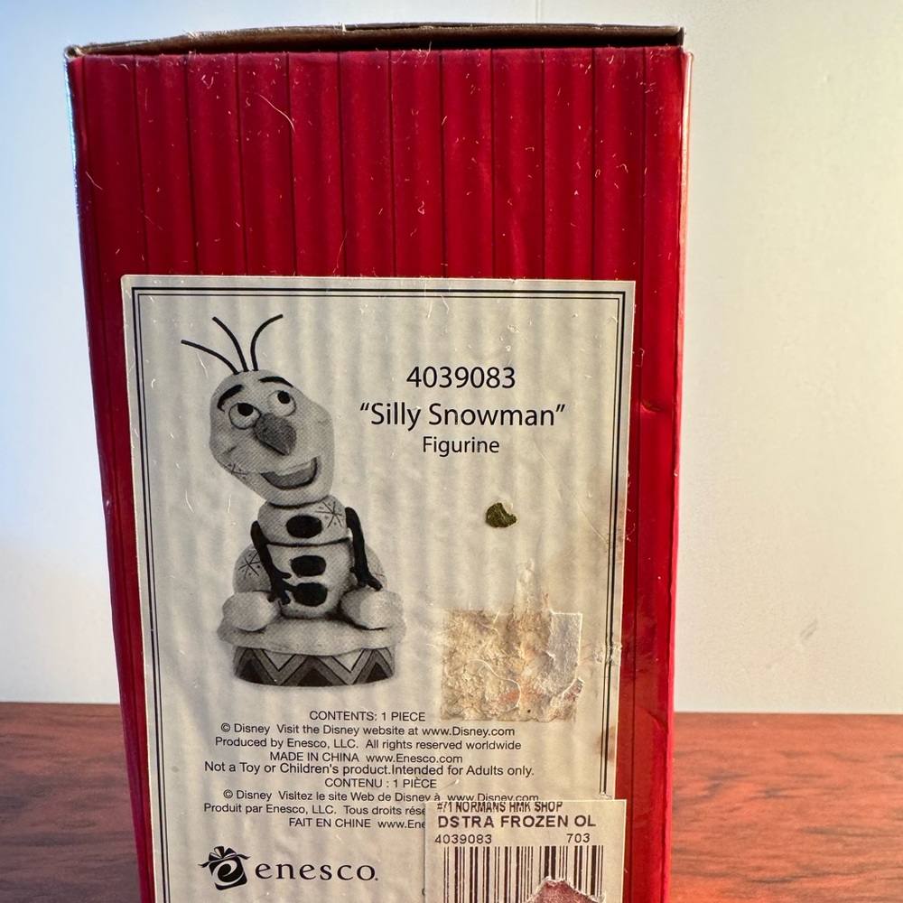 Jim Shore: Disney Traditions Frozen Olaf Figurine.